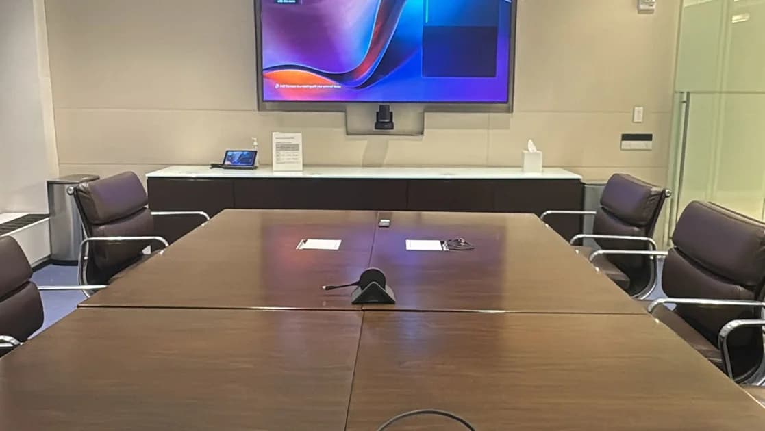 Conference room AV installation in Downtown Brooklyn - Photo 1