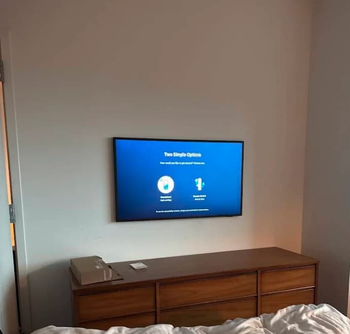 Best TV Mount Height for Bedrooms